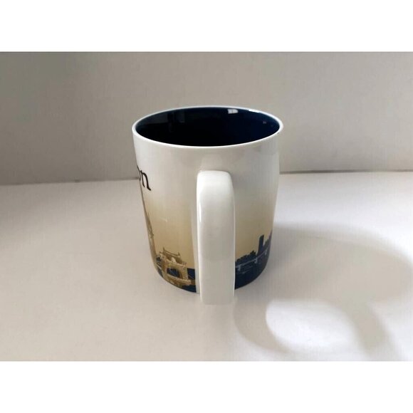 STARBUCKS London Coffee Mug Global Icon Collectors 16oz 2009 Blue Inside - Picture 2 of 6